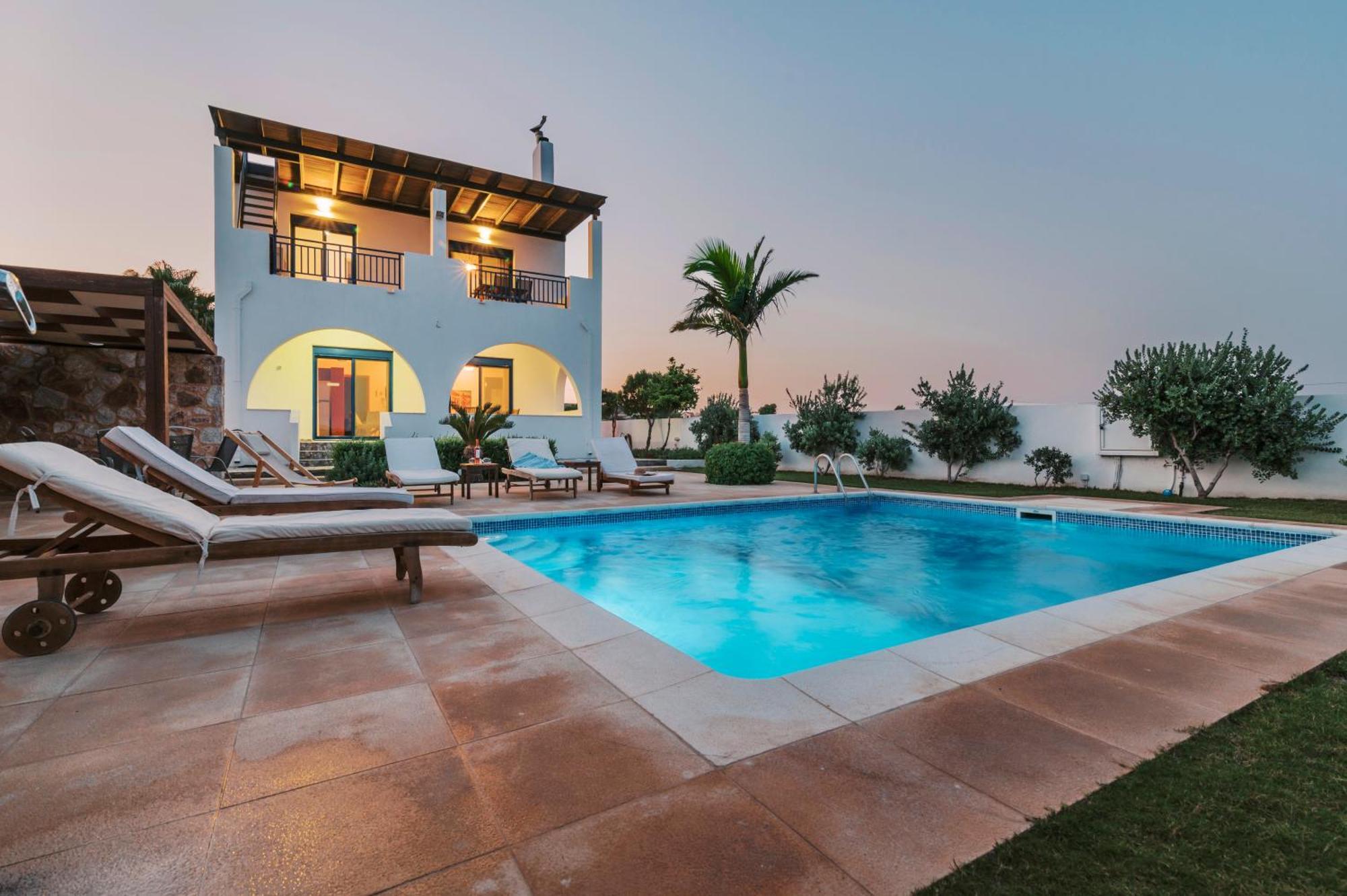 Villa Deep Blue Lachaniá Buitenkant foto