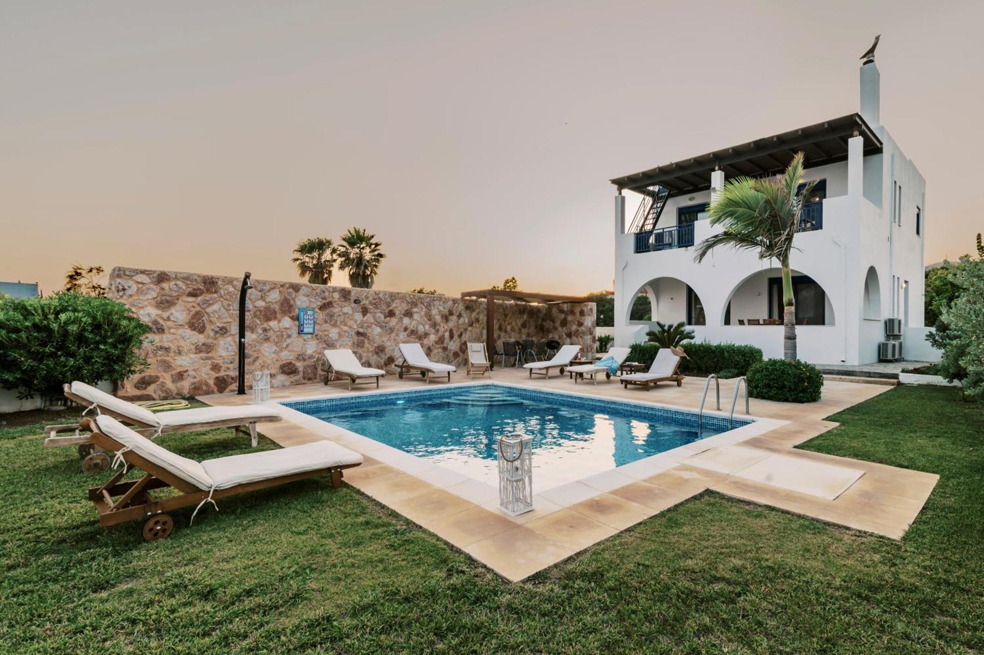 Villa Deep Blue Lachaniá Buitenkant foto