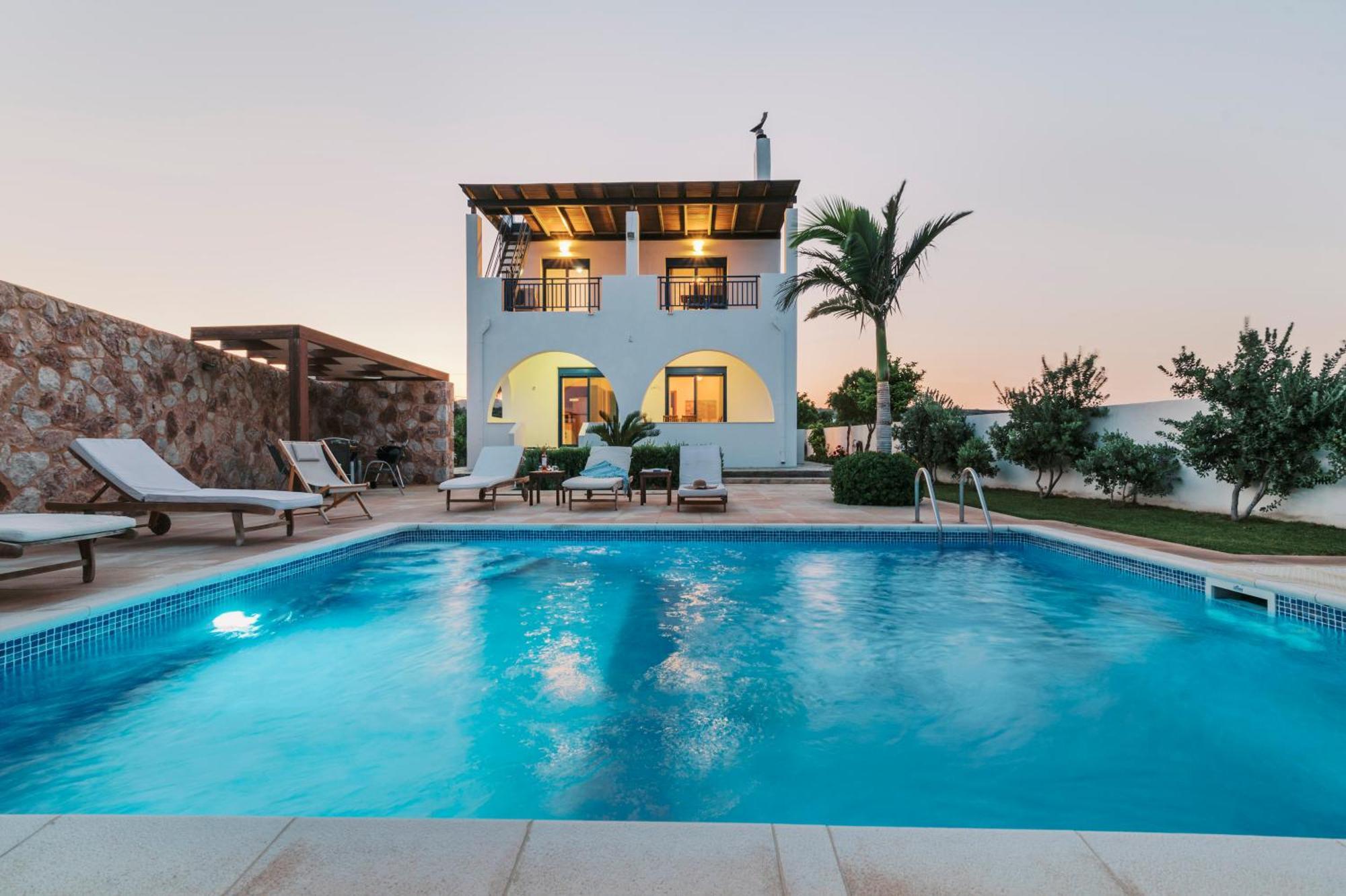 Villa Deep Blue Lachaniá Buitenkant foto