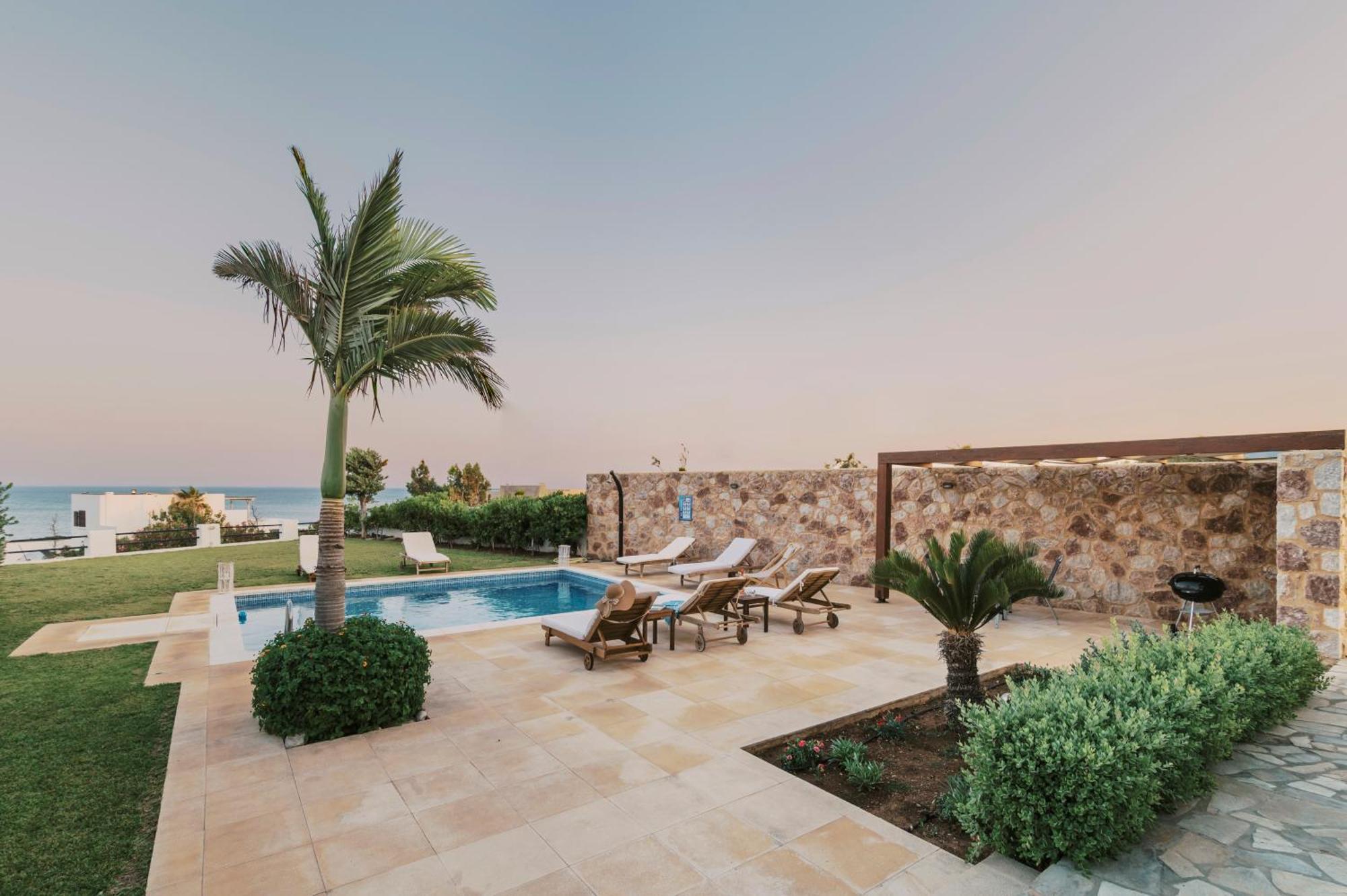 Villa Deep Blue Lachaniá Buitenkant foto